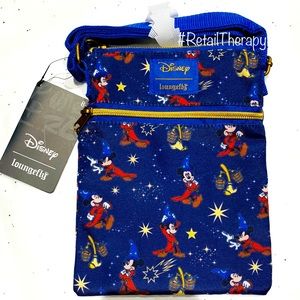 Loungefly Disney Fantasia Mickey Passport Crossbody Bag